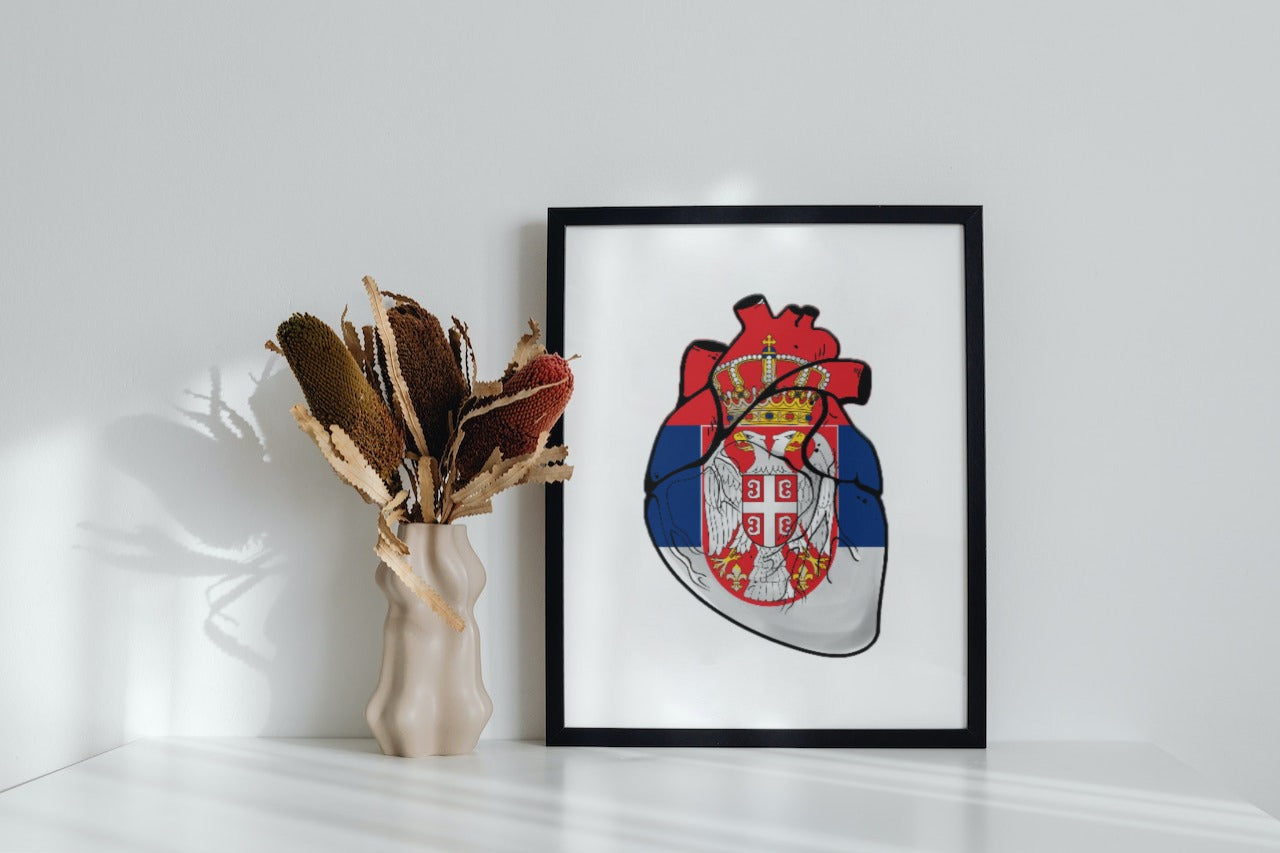 srce srpsko | slika (poster) – Slika (poster) iz srbenda shop