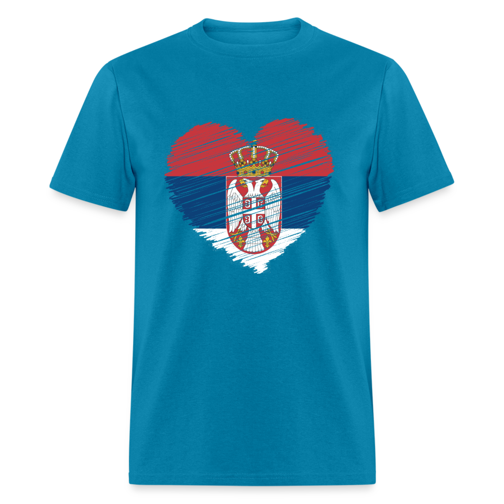 Srbija u Srcu | Majica kratki rukav - turquoise