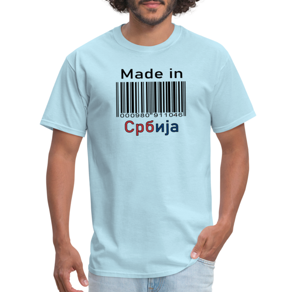 Made in Srbija | Majica kratki rukav - powder blue