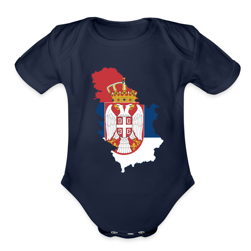 Srbija | Bodi za bebe - dark navy