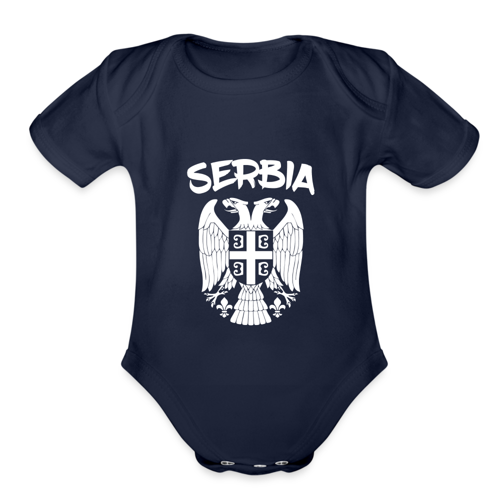 Srbia | Bodi za bebe - dark navy