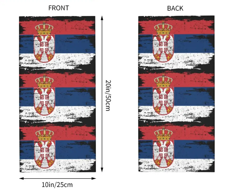 Srbija | Bandana maska