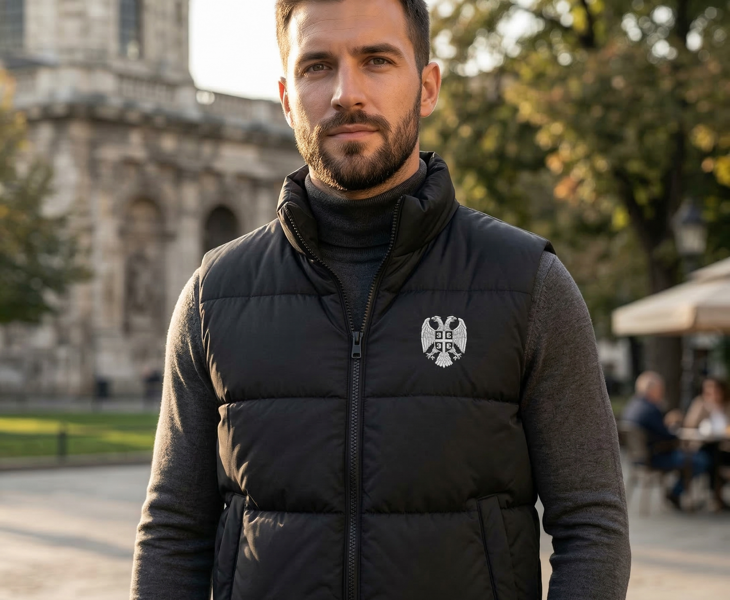 Prsluk Srbija crni | Prsluci