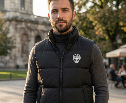 Prsluk Srbija crni | Prsluci