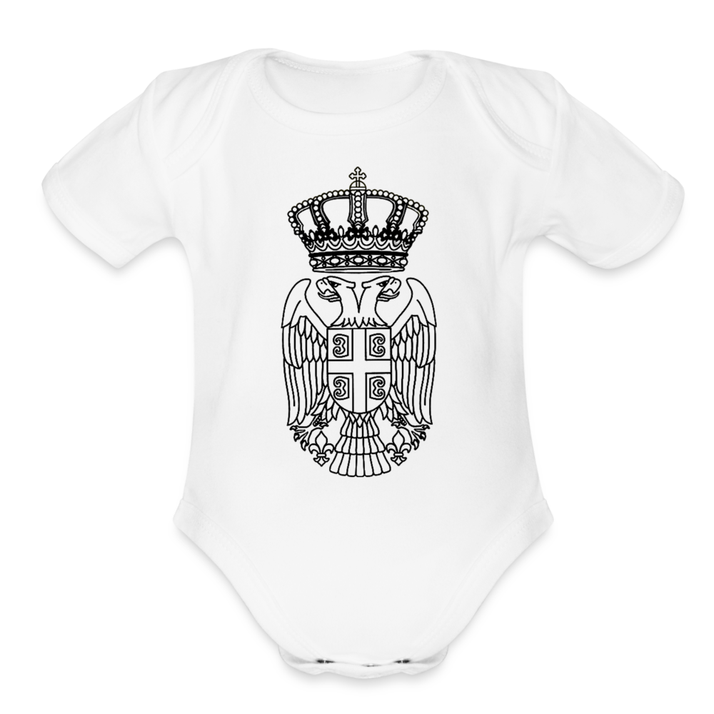 Grb Srbija | Bodi za bebe - white