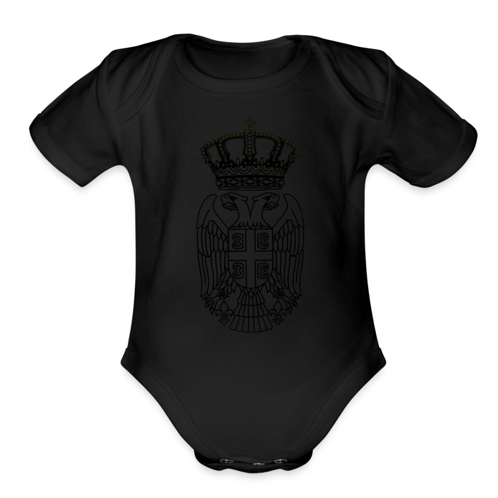 Grb Srbija | Bodi za bebe - black