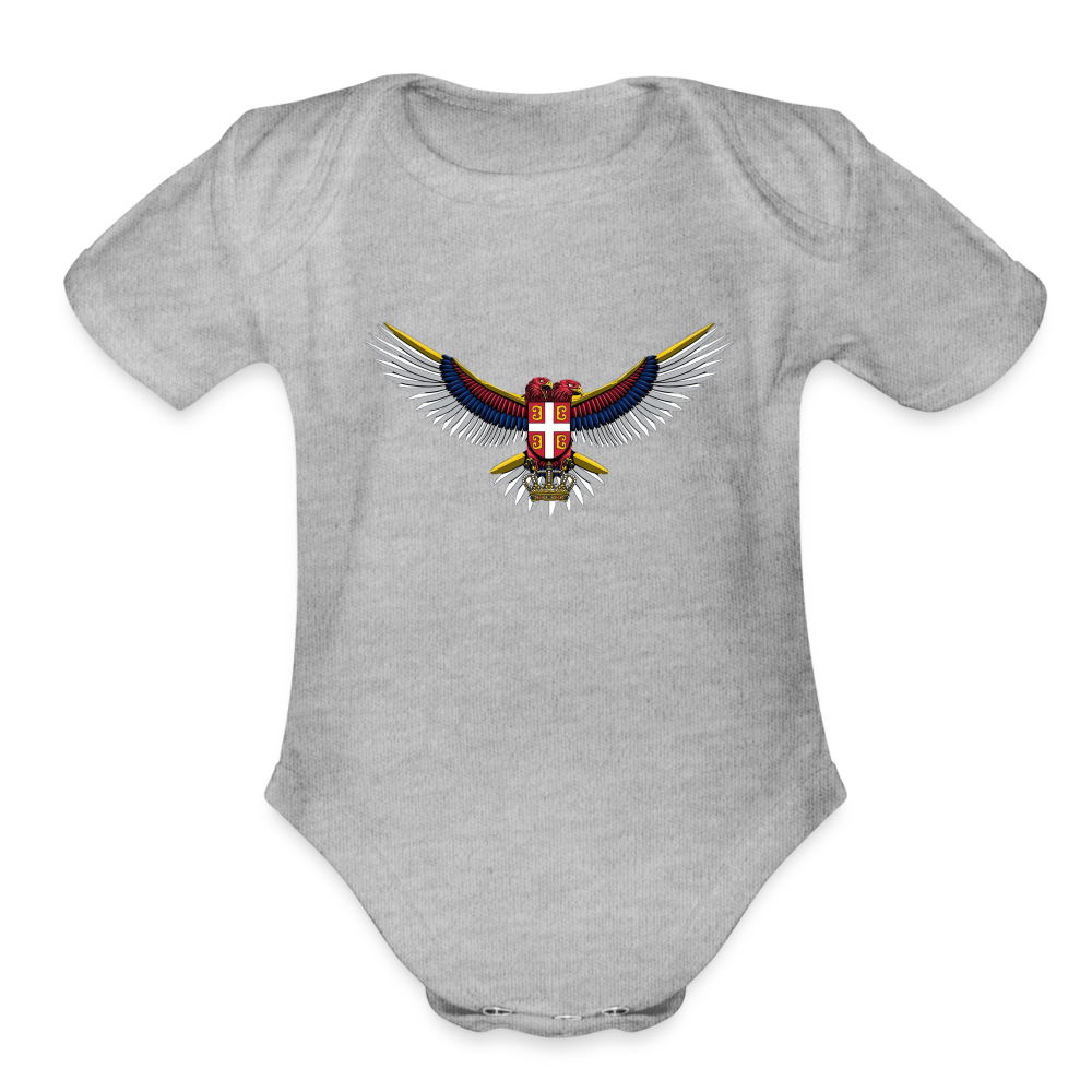 Ponos | Bodi za bebe - heather grey