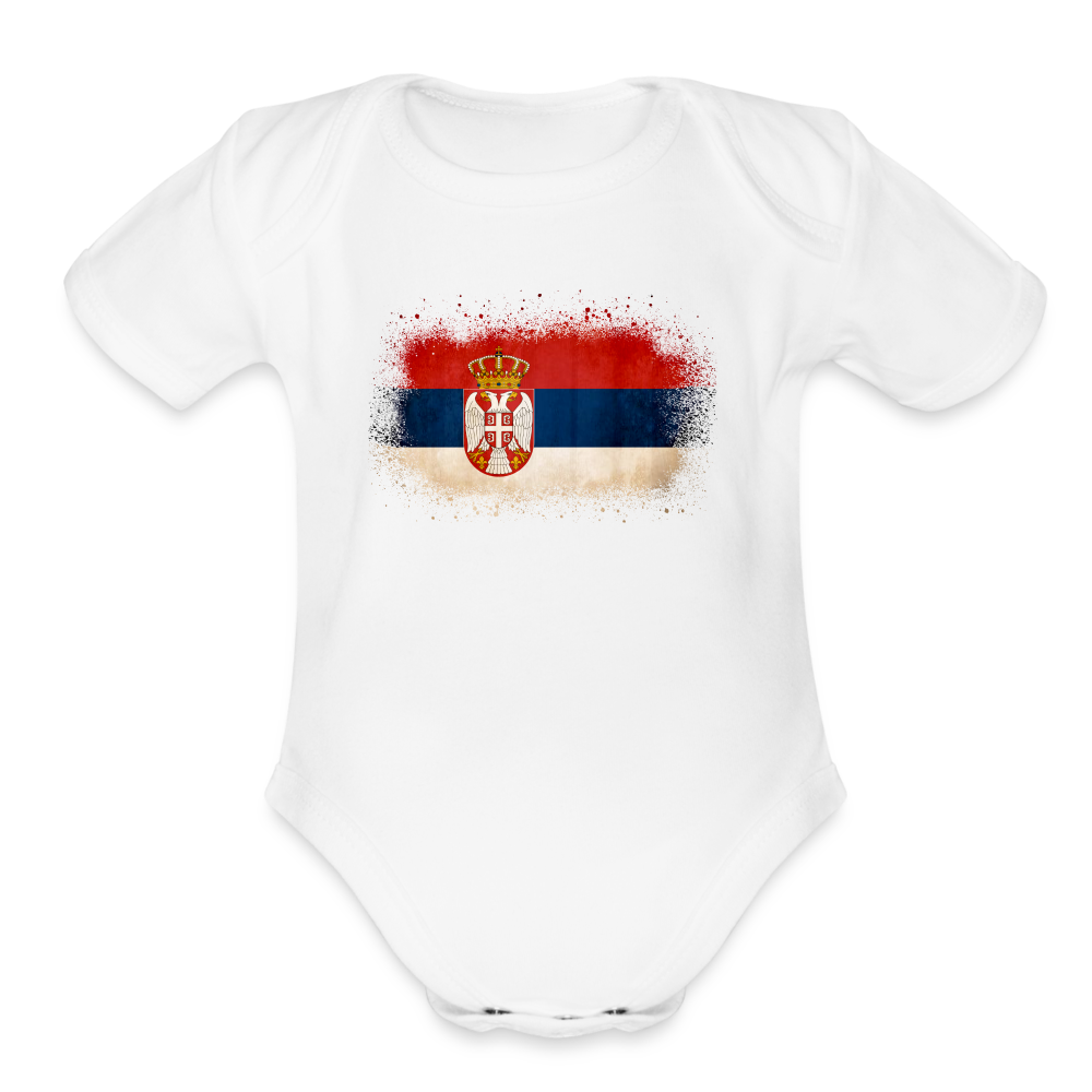 Srbija Splash | Bodi za bebe - white