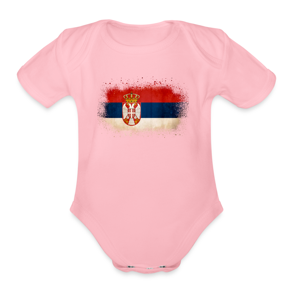 Srbija Splash | Bodi za bebe - light pink