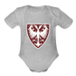 Grb Nemanjica | Bodi za bebe - heather grey