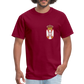 Srbija | Majica kratki rukav - burgundy