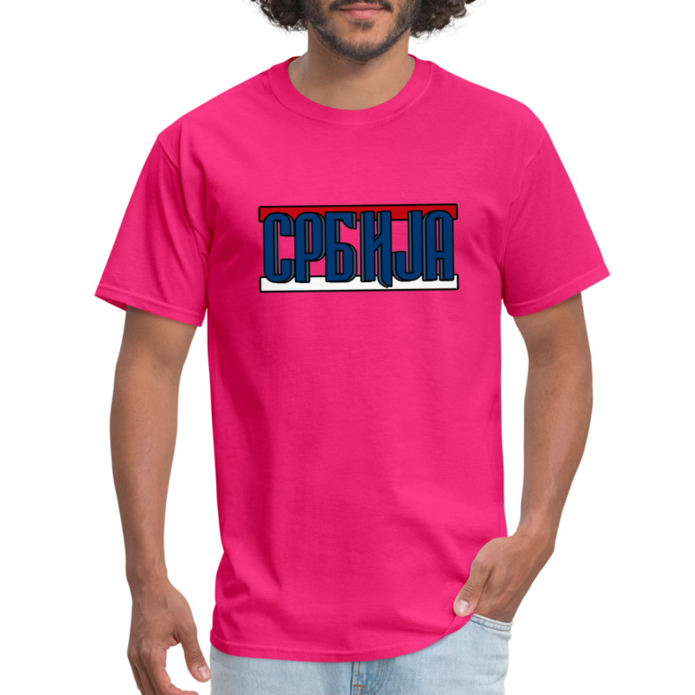 Srbija | Majica kratki rukav - fuchsia