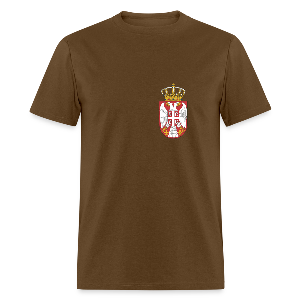 SRCE SRPSKO | Majica kratki rukav - brown
