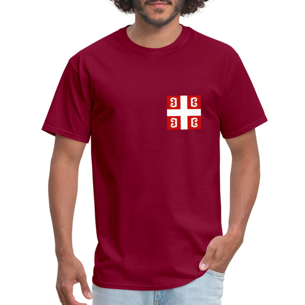 4s | Majica kratki rukav - burgundy