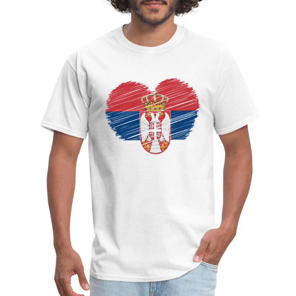 Srbija u Srcu | Majica kratki rukav - white
