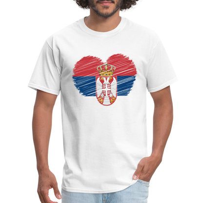 Srbija u Srcu | Majica kratki rukav - white