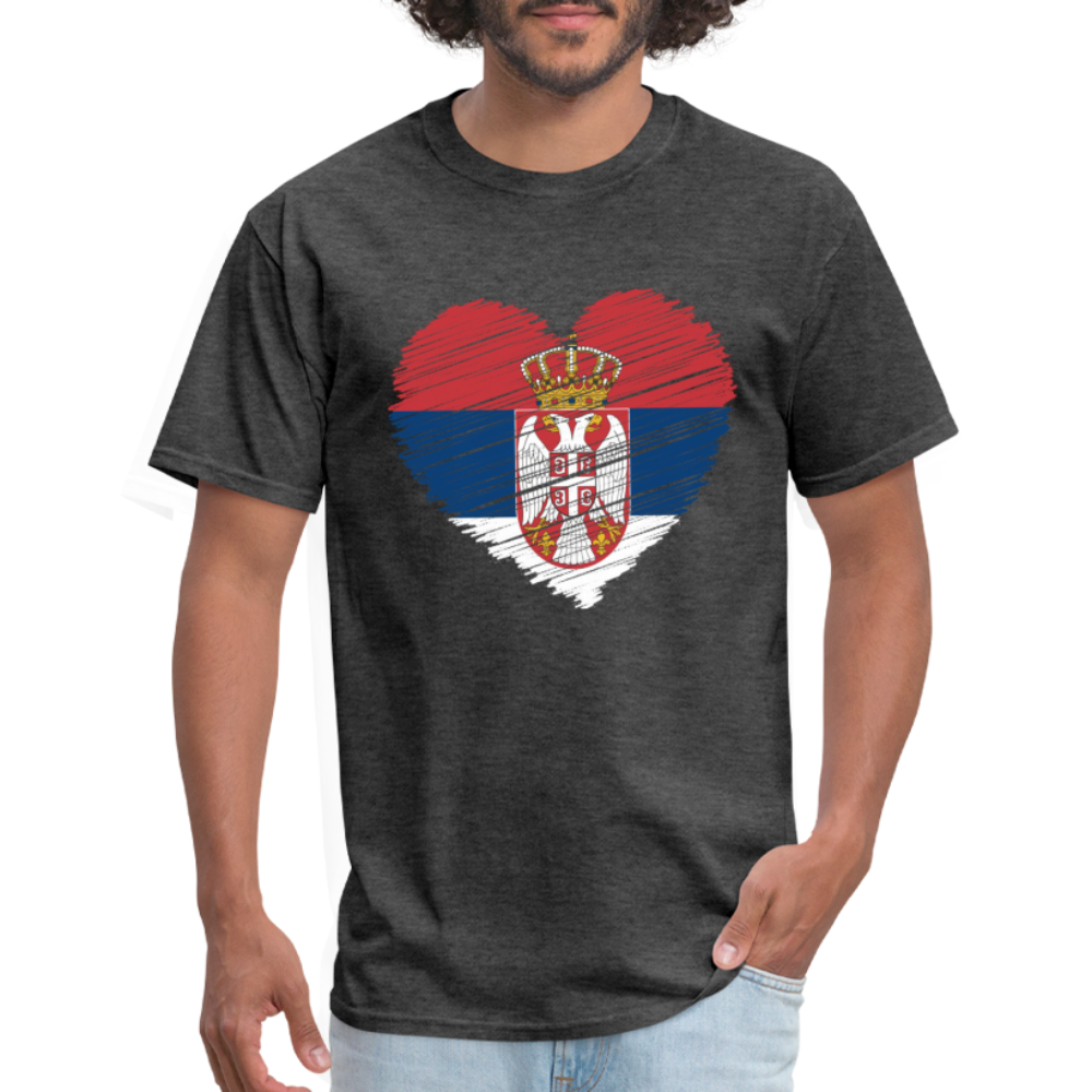 Srbija u Srcu | Majica kratki rukav - heather black