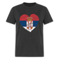 Srbija u Srcu | Majica kratki rukav - heather black