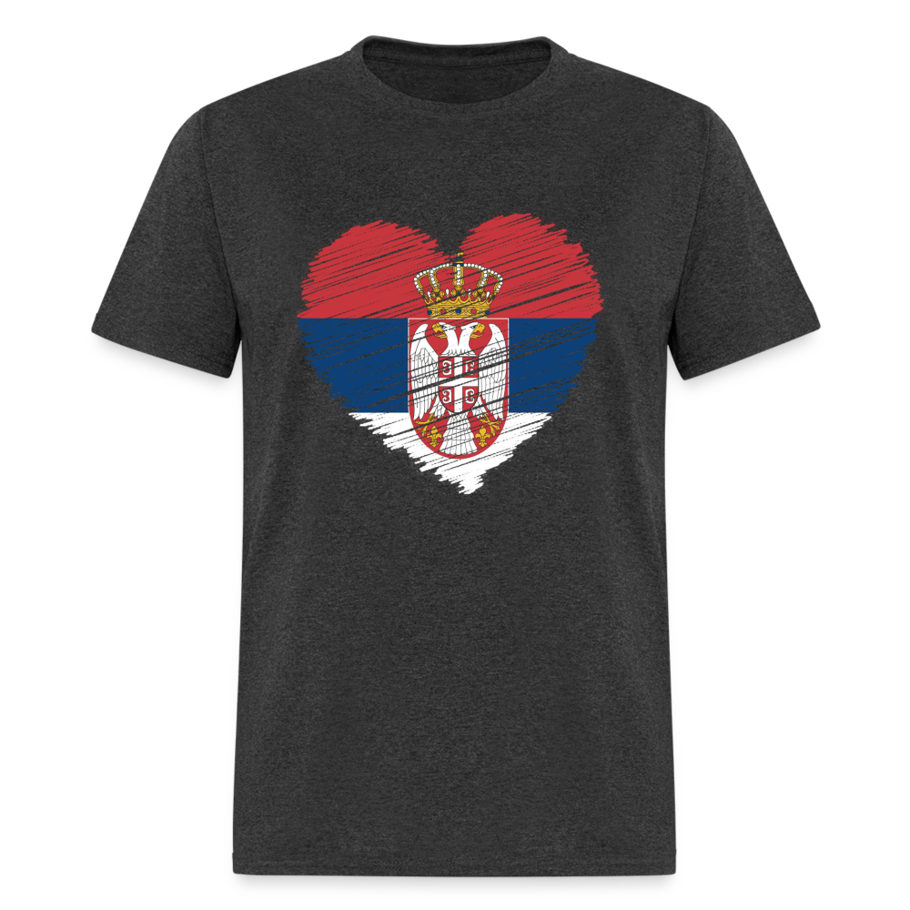 Srbija u Srcu | Majica kratki rukav - heather black