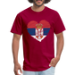 Srbija u Srcu | Majica kratki rukav - dark red