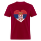 Srbija u Srcu | Majica kratki rukav - dark red