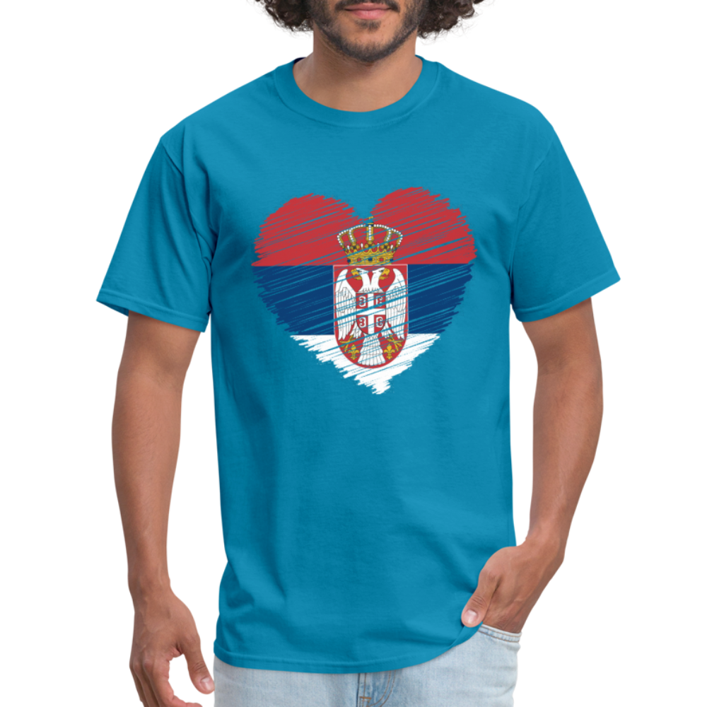 Srbija u Srcu | Majica kratki rukav - turquoise