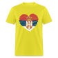 Srbija u Srcu | Majica kratki rukav - yellow