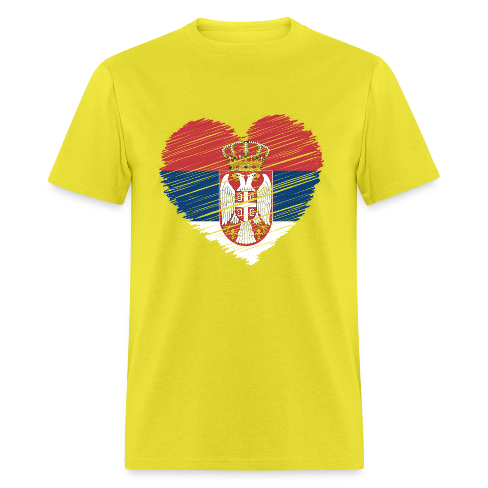 Srbija u Srcu | Majica kratki rukav - yellow