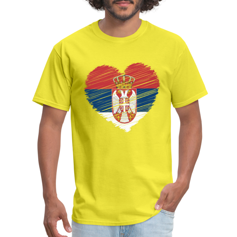 Srbija u Srcu | Majica kratki rukav - yellow