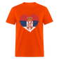Srbija u Srcu | Majica kratki rukav - orange