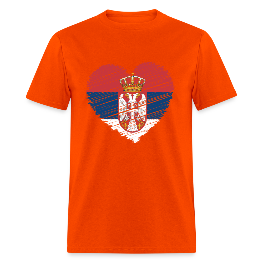 Srbija u Srcu | Majica kratki rukav - orange