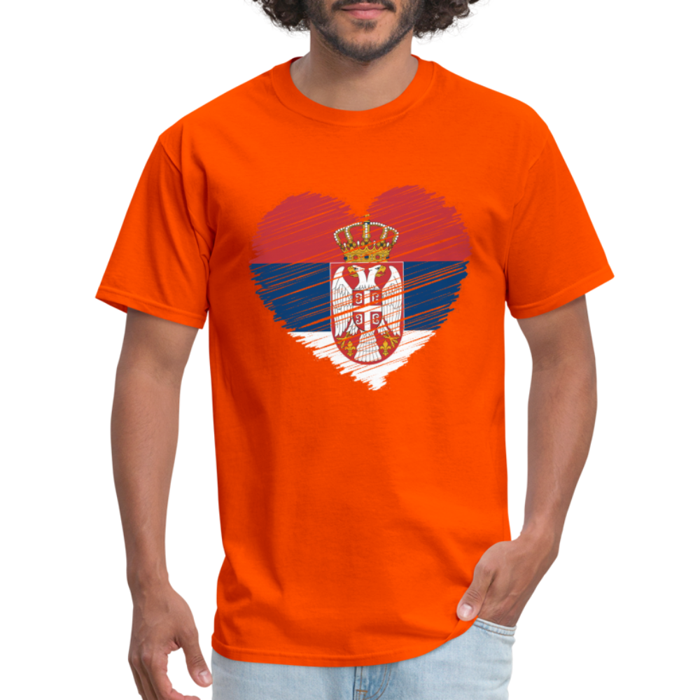 Srbija u Srcu | Majica kratki rukav - orange