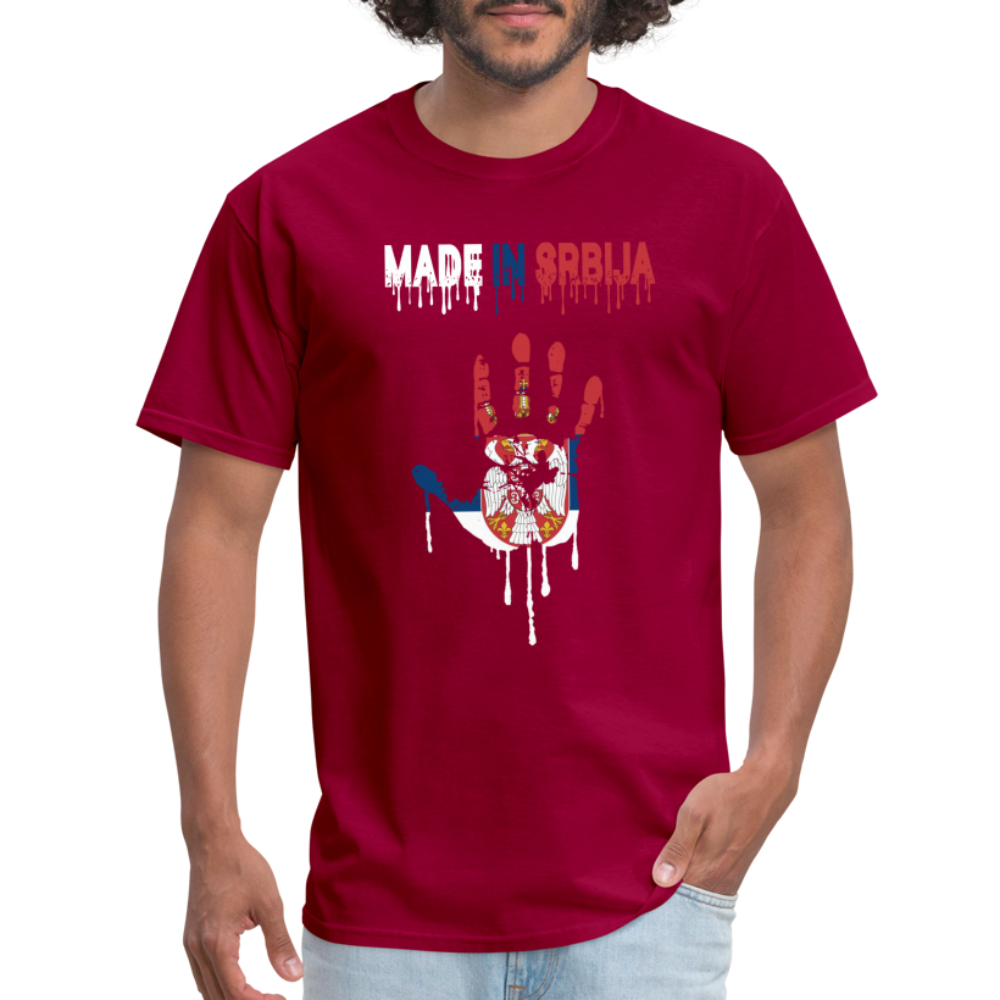 Made in Srbija | Majica kratki rukav - dark red