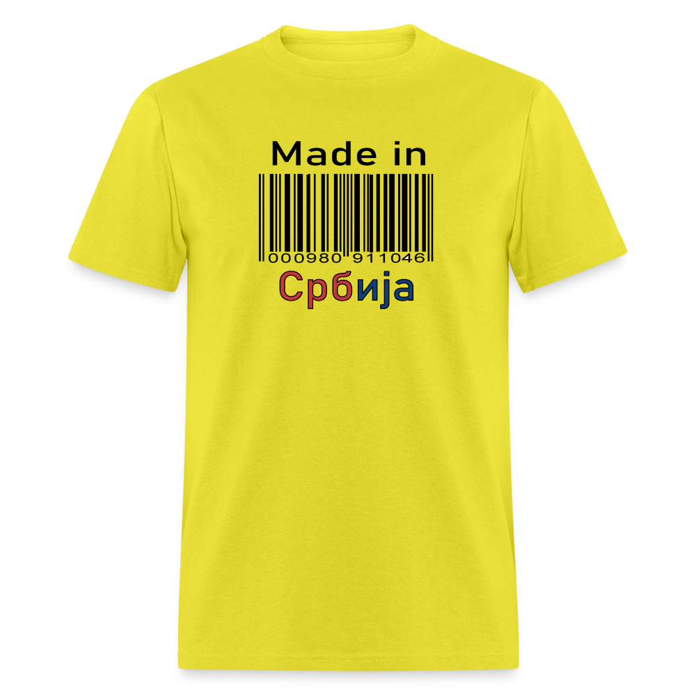 Made in Srbija | Majica kratki rukav - yellow