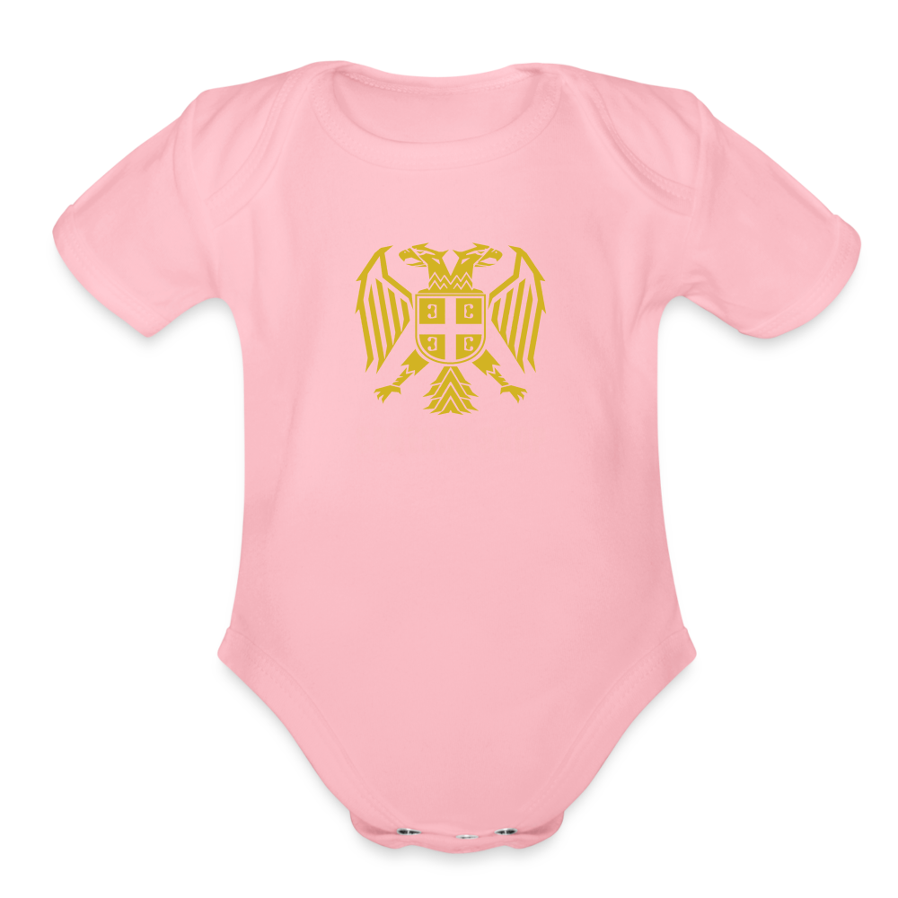 Srbenda | Bodi za bebe - light pink