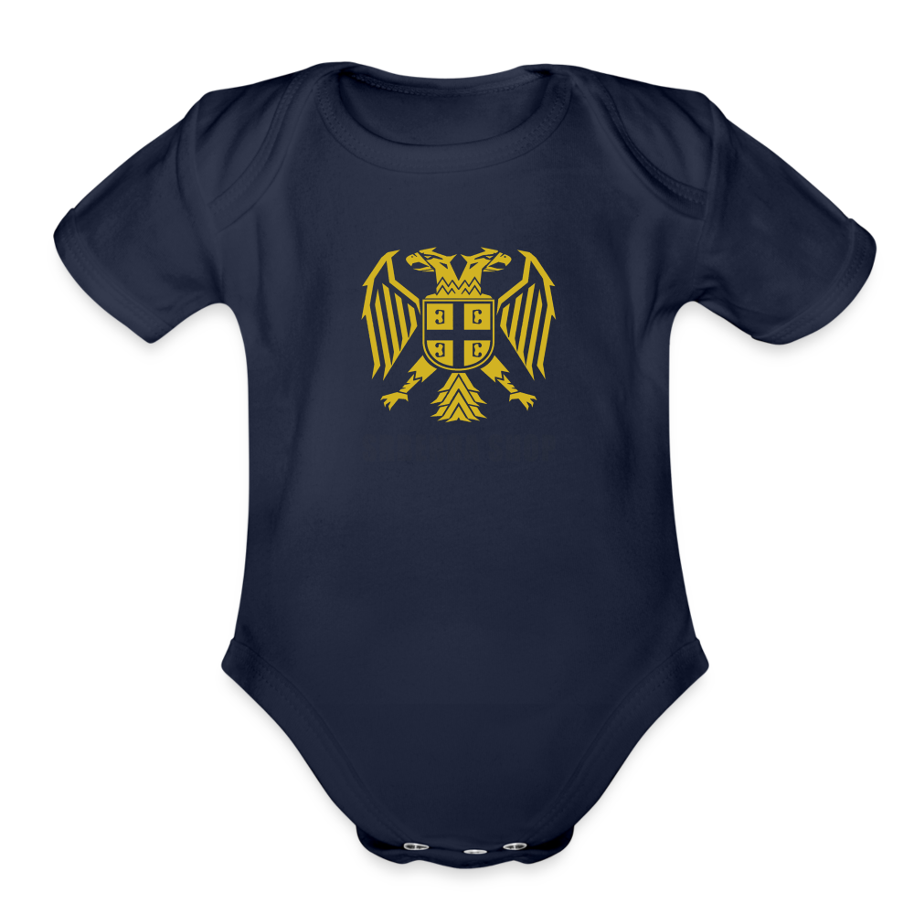 Srbenda | Bodi za bebe - dark navy