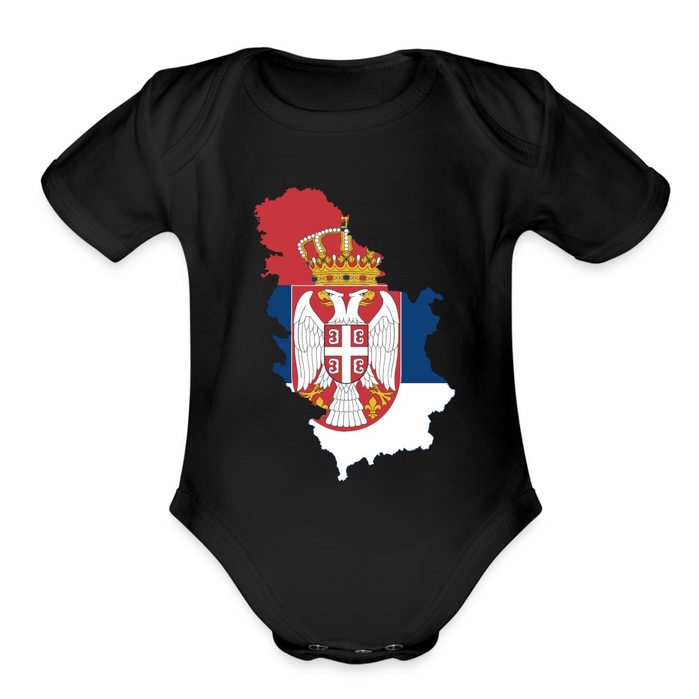 Srbija | Bodi za bebe - black