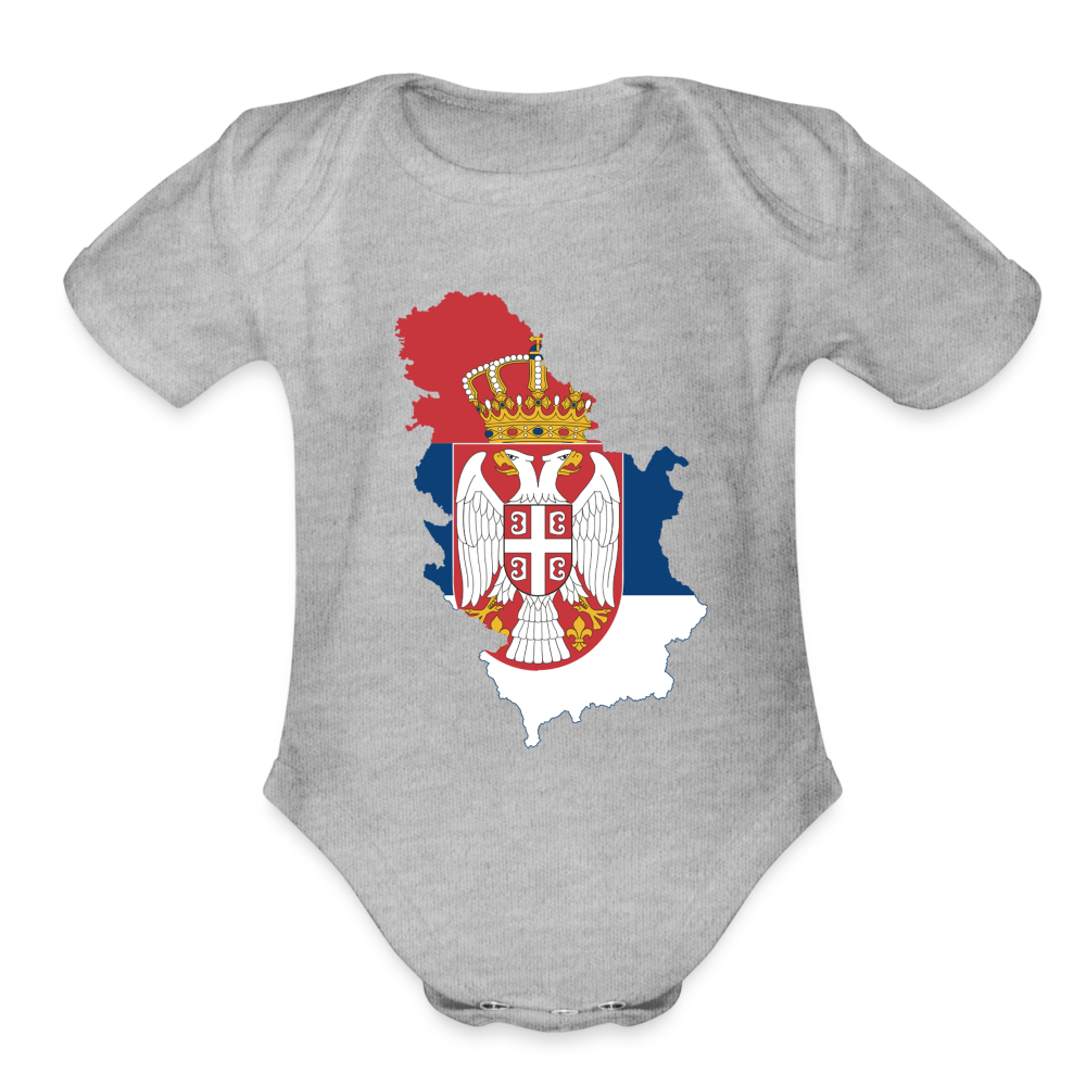 Srbija | Bodi za bebe - heather grey