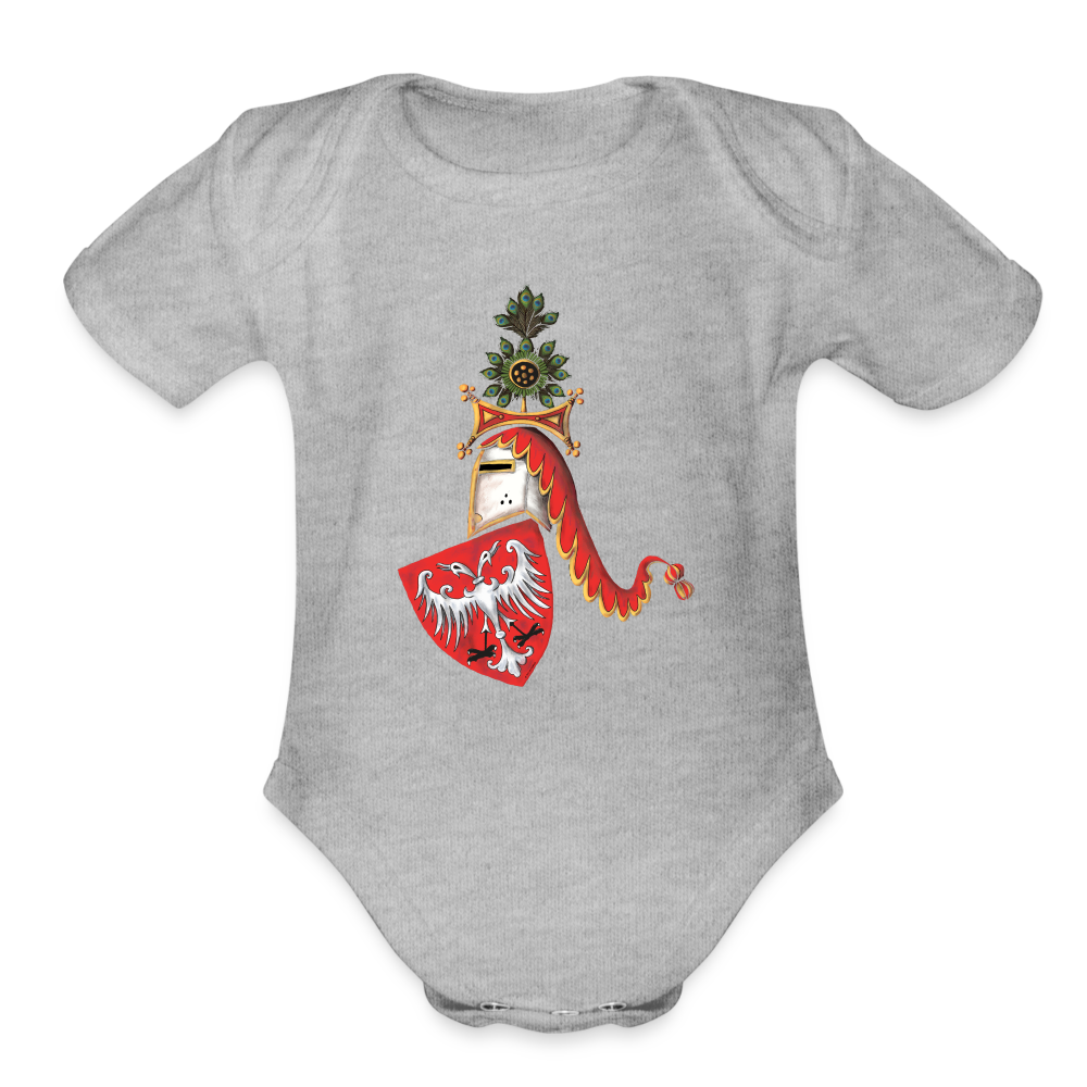 Nemanići | Bodi za bebe - heather grey