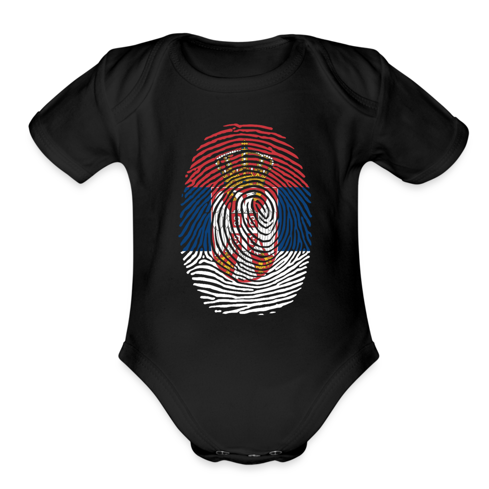 Otisak Srpski | Bodi za bebe - black