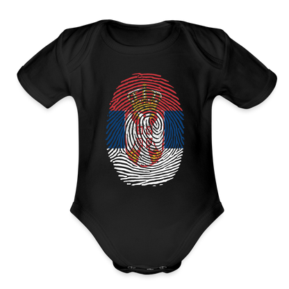 Otisak Srpski | Bodi za bebe - black