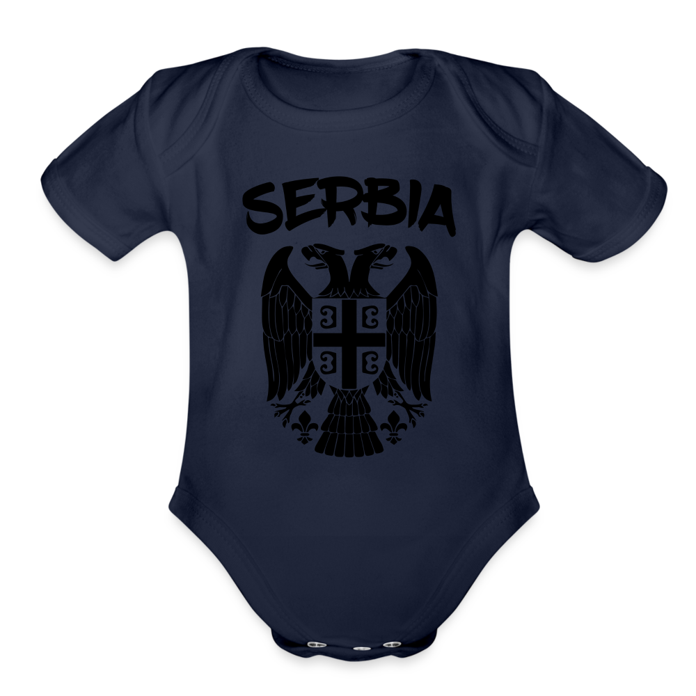 Serbia | Bodi za bebe - dark navy