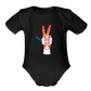 Tri prsta Srpstva | Bodi za bebe - black