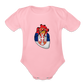 Srce Srpsko | Bodi za bebe - light pink
